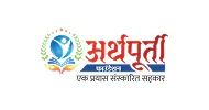 a logo with text and a person in a circle
